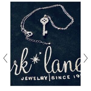NWOT Park Lane Silver Key Pendant Necklace